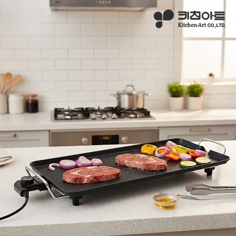 키친아트 [eTVws]키친아트 66cm 와이드 전기그릴 KAG-6629R/NSM[35744132]