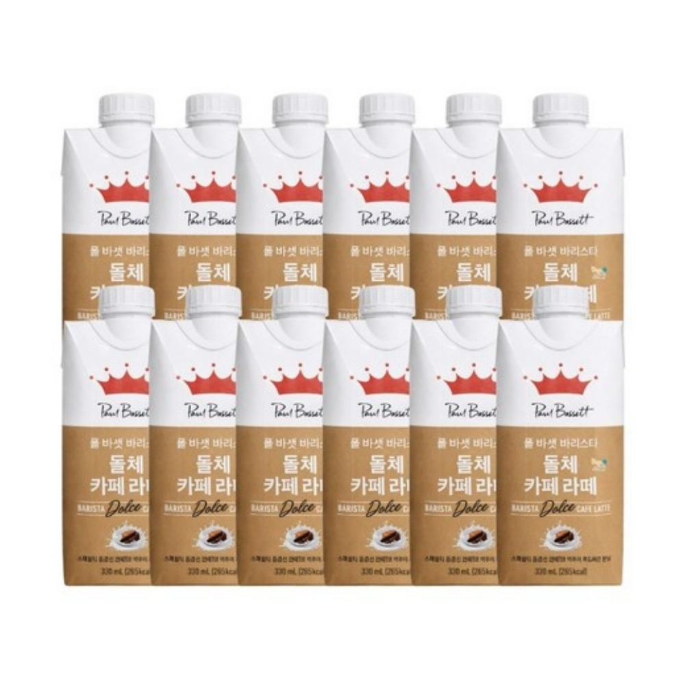 폴바셋 바리스타 돌체라떼 330ml 12개입