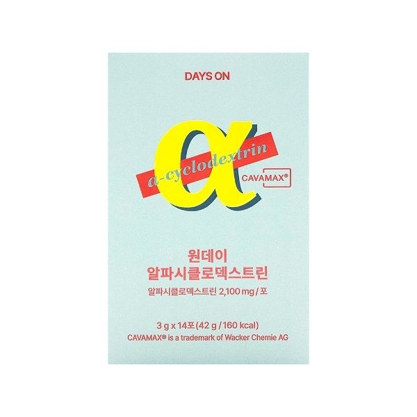 데이즈온 원데이 알파시클로 덱스트린 3g x 14포 x 1박스