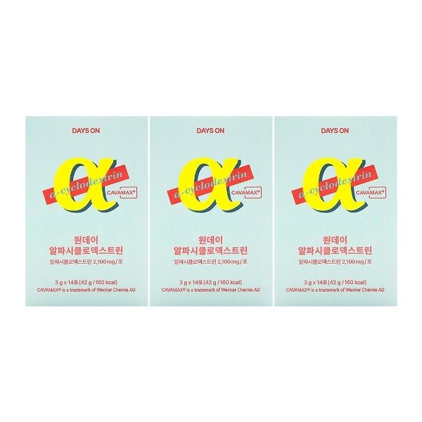 데이즈온 원데이 알파시클로 덱스트린 3g x 14포 x 3박스