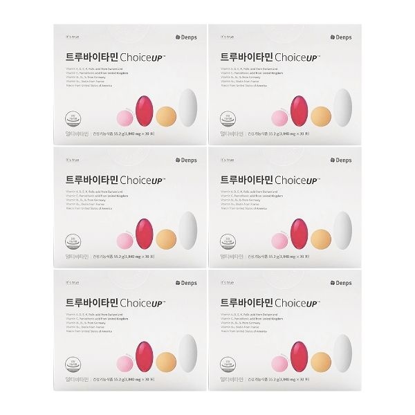덴프스 트루바이타민 초이스 업 1840mg x 30포 x 6박스