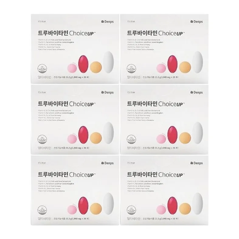 덴프스 트루바이타민 초이스 업 1840mg x 30포 x 6박스