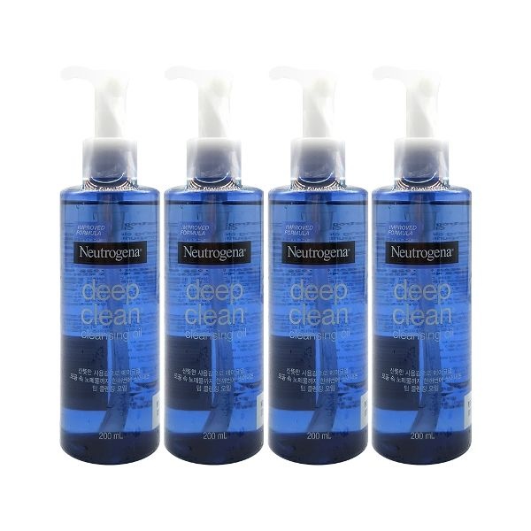 뉴트로지나 딥 클린 클렌징 오일 200ml x 4개