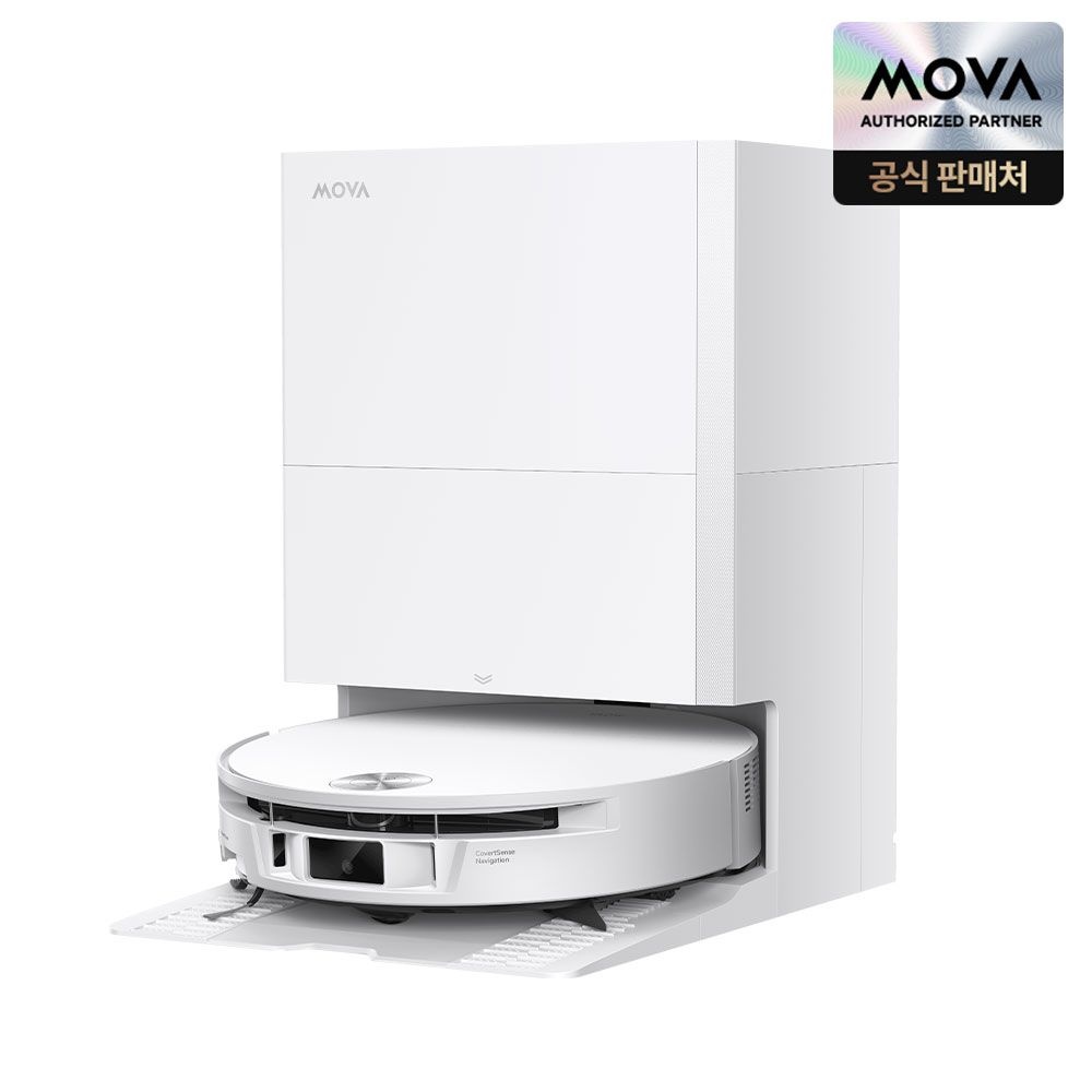 모바 S70 Roller 로봇청소기 온수 자동세척 열풍건조 물걸레 확장 90mm 슬림바디