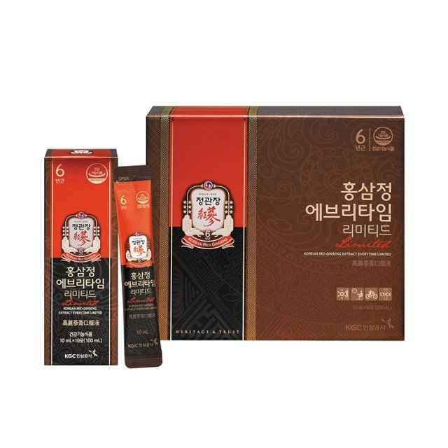 정관장 홍삼정 에브리타임 리미티드 10ml x 30포 쇼핑백증정 (썬크)