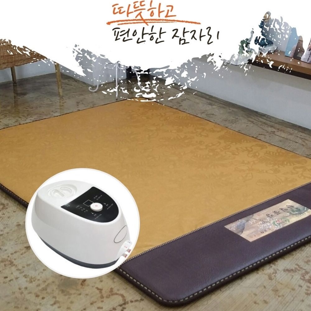 한일의료기 한일꽃잠 추운 겨울 난방 따뜻한 온수매트 침실형 금사 싱글 100x200cm
