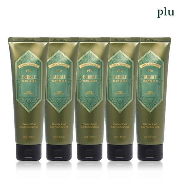 플루 [하프클럽]플루 버블 바디스크럽 허브그린티 200g x 5