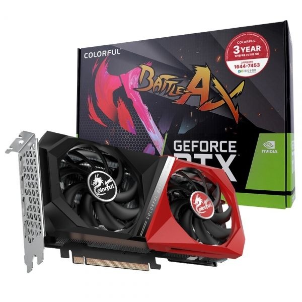 컬러풀 Colorful 지포스 RTX 3060 Battle AX DUO V2 D6 12GB 도우정보