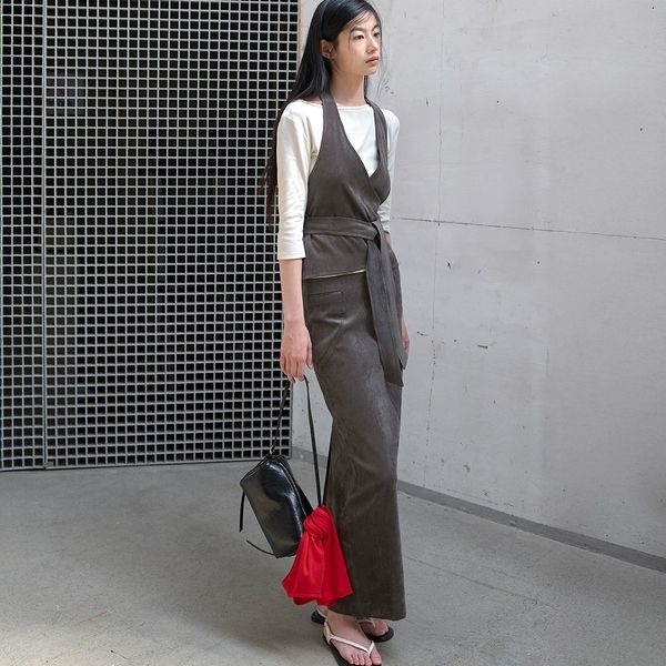 [롯데백화점] 아틀리에 나인 HAVN SET-UP VELVET MAXI SKIRT (SK5114) LE1222464790