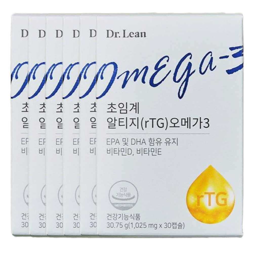 닥터린 초임계 알티지(rTG) 오메가3 1025mg 30캡슐 5박스