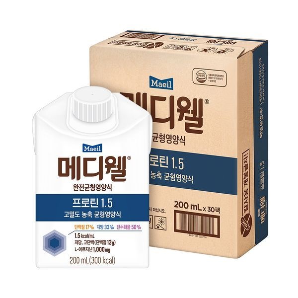 메디웰 [하프클럽]프로틴 1.5 200ml 30팩(1박스)