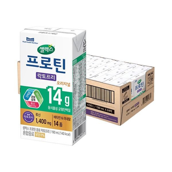 셀렉스 [하프클럽]셀렉스 프로틴 락토프리 음료 190ml 24개
