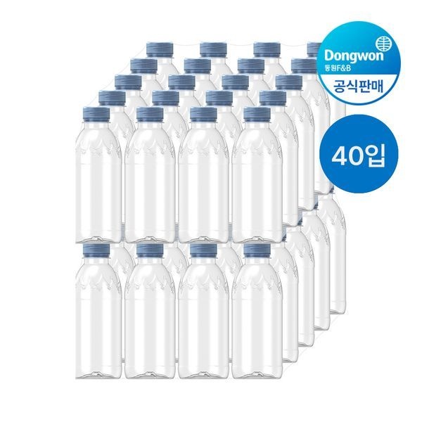 동원 [하프클럽]A 동원샘물 심층암반수 아쿠아포레 330ml 무라벨 생수 40개