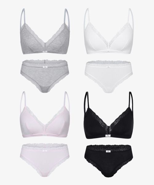 filaunderwear 세트 러버스 트라이앵글 볼륨 브라팬티 3종 택1 7colors(FI261BR01F009001)