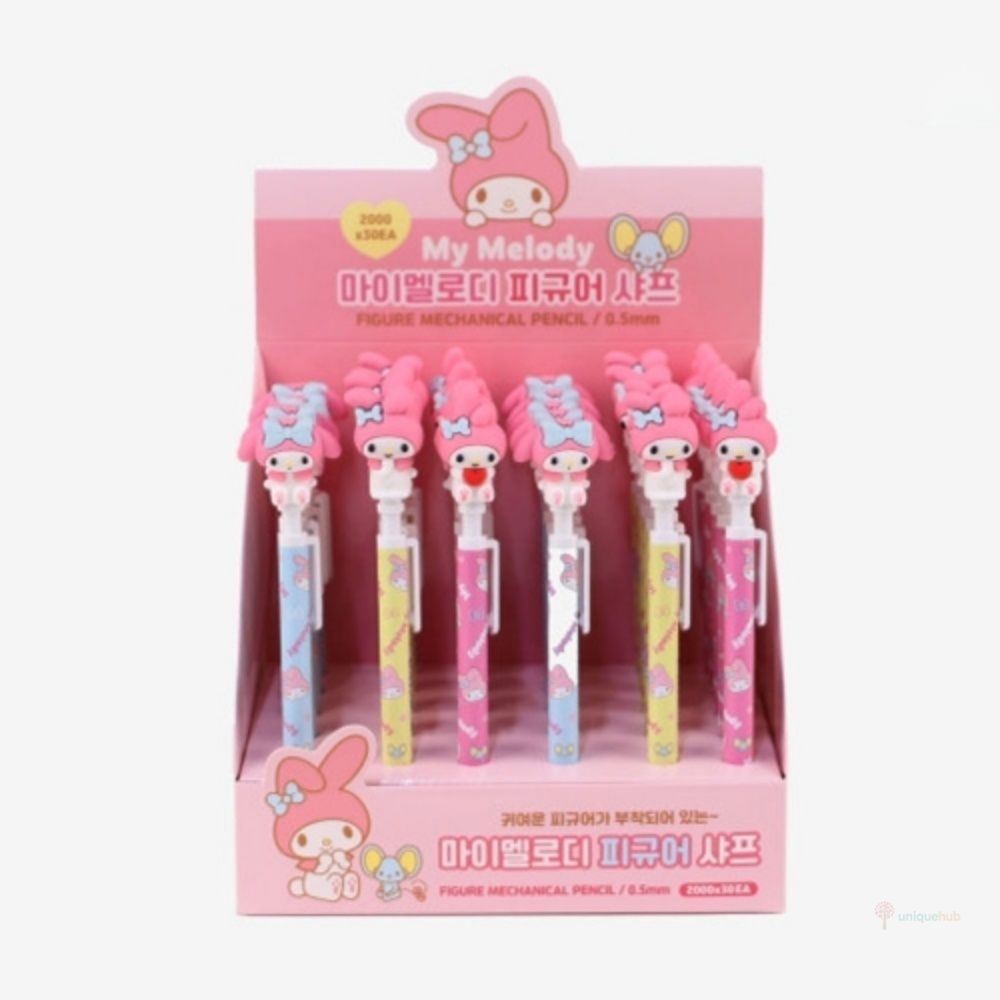 유니크허브협력사 산리오 피규어 샤프 0.5MM 마이멜로디 디스플레이 세트(30개입)