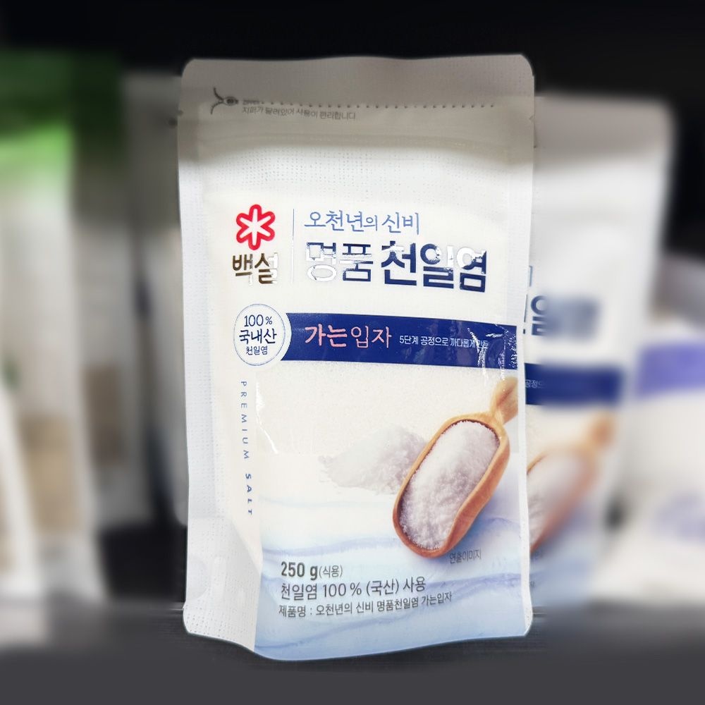 CJ제일제당 CJ 백설 오천년의신비 명품천일염 가는입자 250g