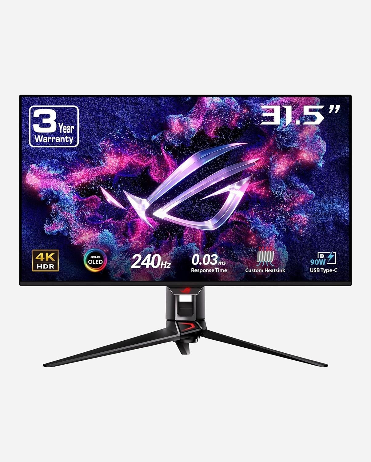 ASUS ROG XG34WCDG 34인치 1440p 175Hz 울트라와이드 OLED G-SYNC 게이밍 모니터 | Care Pro, 0.03ms, ELMB, 진정한 10비트, 99% DCI-P3,
