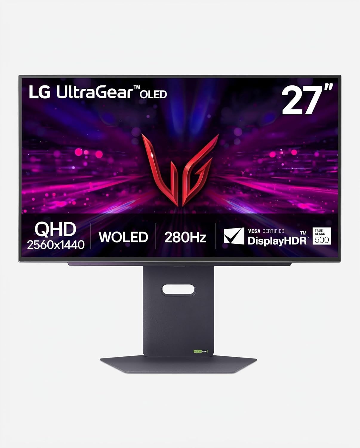 LG 27GX700A-B 27인치 Ultragear QHD (2560 x 1440) OLED 게이밍 모니터, 280Hz, 0.03ms, NVIDIA G-Sync, AMD FreeSync Premium Pro, VESA