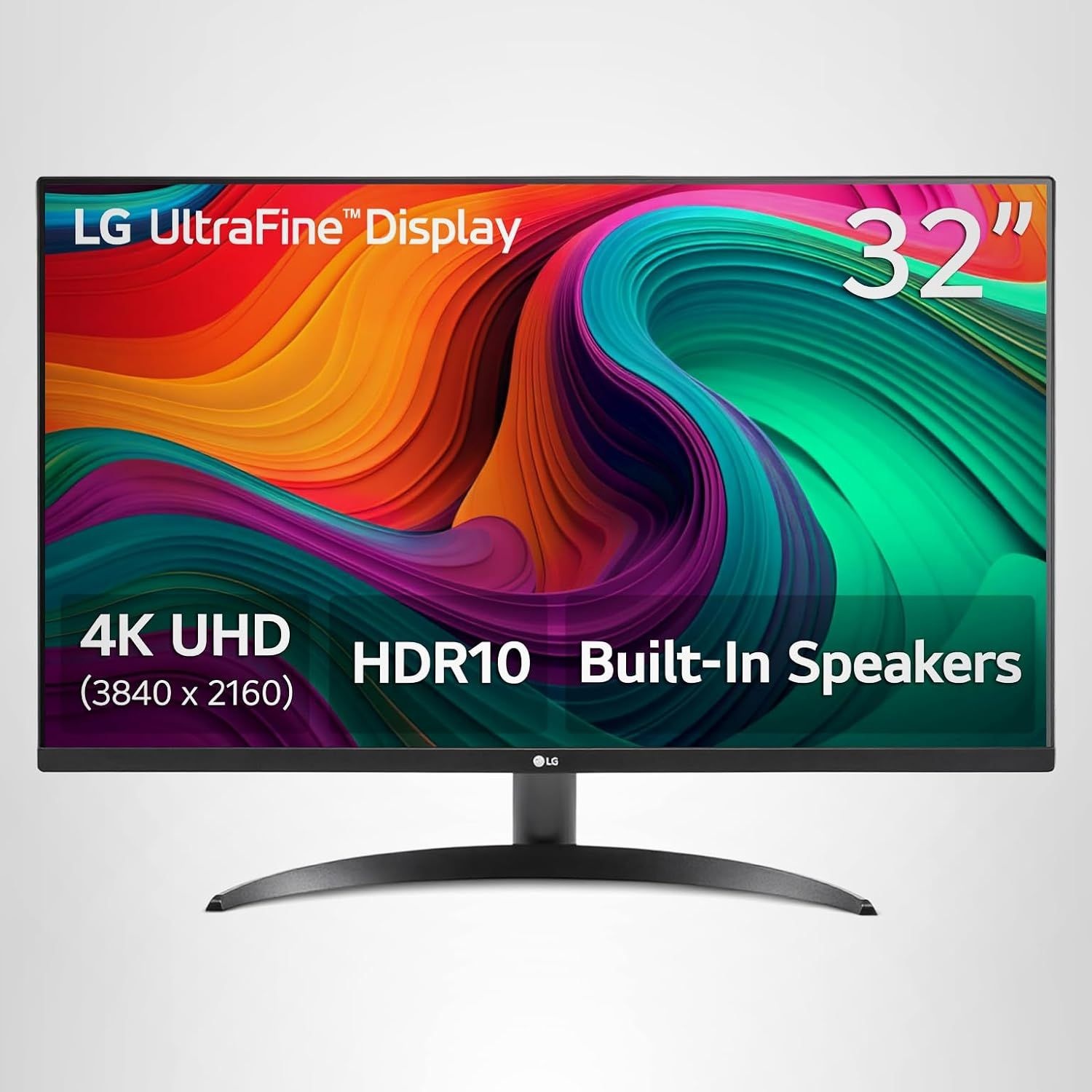 LG 32UR500K-B Ultrafine 32인치 4K UHD (3840x2160) 컴퓨터 모니터 HDR10 내장 스피커 x2 온스크린 컨트롤 리더 모드 플리커