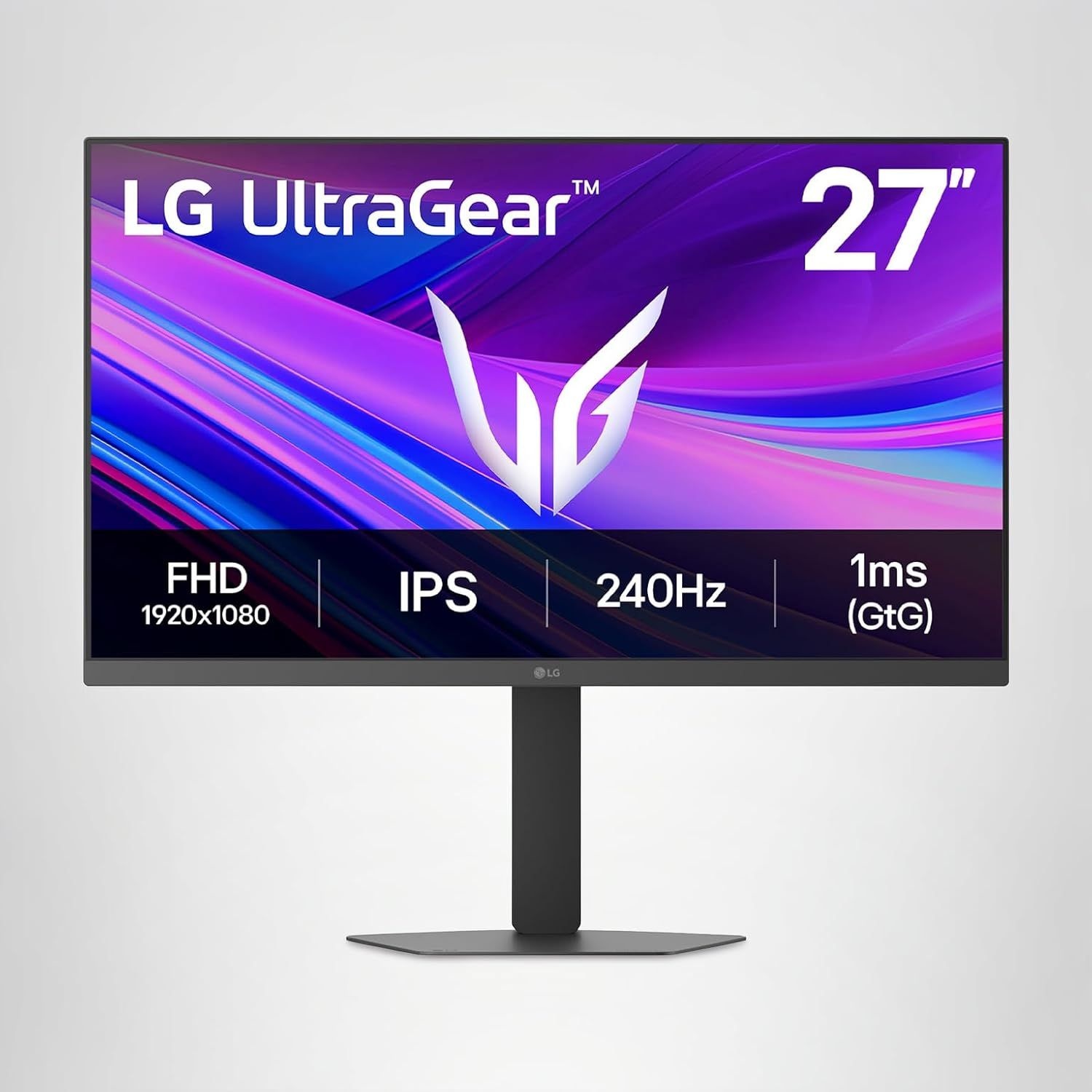 LG 27G440A-B 27인치 Ultragear Full HD (1920 x 1080) IPS 게이밍 모니터, 240Hz, 1ms, G-SYNC 호환, FreeSync Premium, HDMI 2.1, DisplayPort,