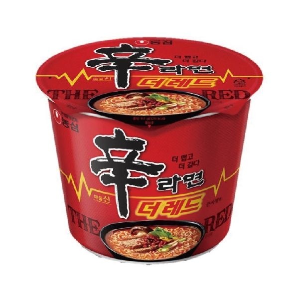 농심 신라면 더레드 큰사발 117g 12개