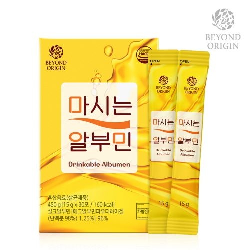 [비욘드오리진] 마시는 알부민 (15g*30포 / 유통기한 2028년 11월 30일)