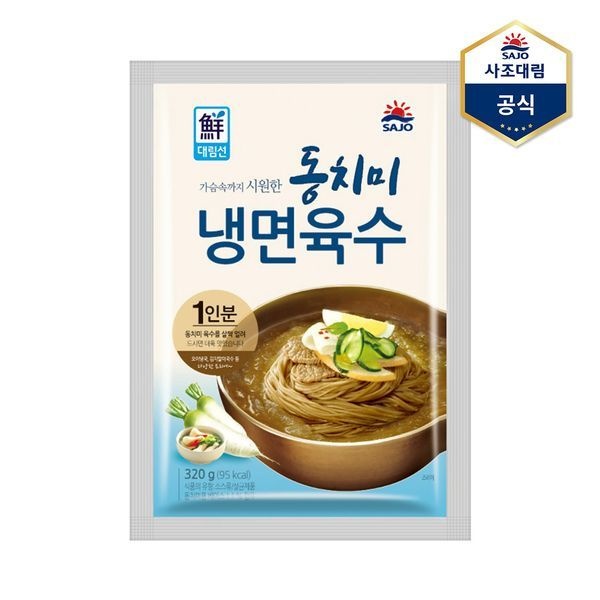 사조 [하프클럽]대림선동치미냉면육수 320g X 1개