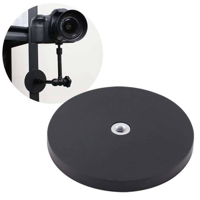 1/4 나사 홀 자석 마운트 브라켓 88mm 카메라 홈캠 LED 조명