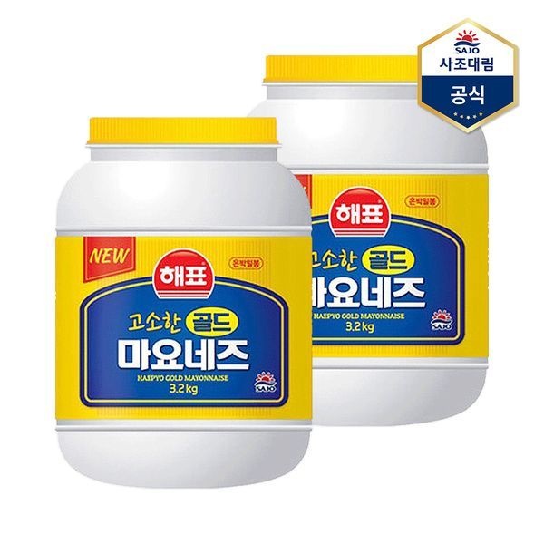 사조 [하프클럽]마요네즈(삼아벤처) 3.2kg X 2개