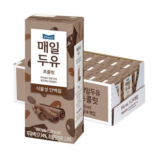 매일 [하프클럽]매일두유 초콜릿 190ml 24팩