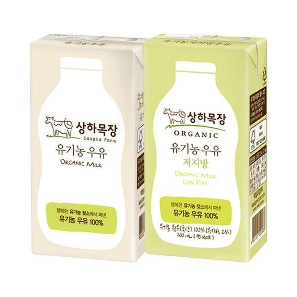 매일 [하프클럽]상하목장 유기농 멸균우유 2종 200ml 48팩 골라담기 (오리지널/저지방)