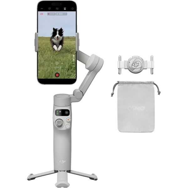 DJI [해외] DJI 오즈모 Mobile 7 짐벌 스테빌라이저 아이폰호환 안드로이드 호환 내장 삼각대 휴대용 셀카봉 3축 스마트폰 ActiveT