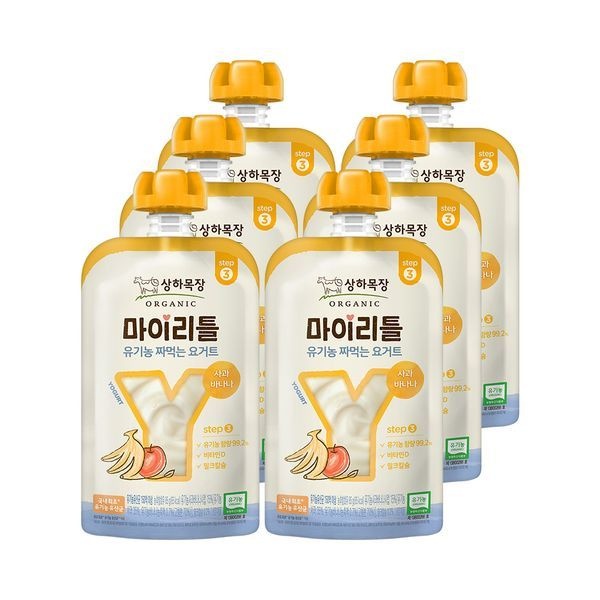 매일 [하프클럽]상하목장 마이리틀 사과바나나 85g 6팩