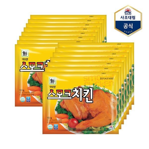 사조 [하프클럽]스모크치킨180g X 15개