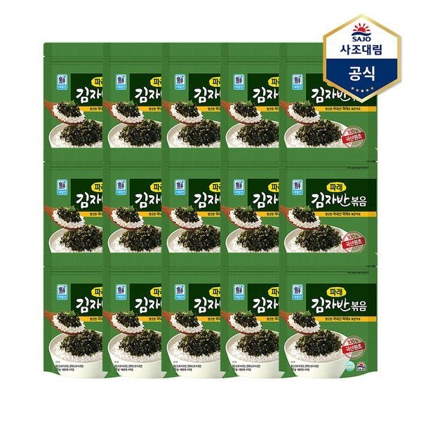 사조 [하프클럽]파래김자반볶음 70g X 15개
