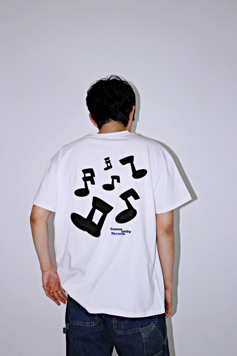 COMMUNITY CLUB COMMUNITY CLUB MUSIC NOTE TEE White 1925077