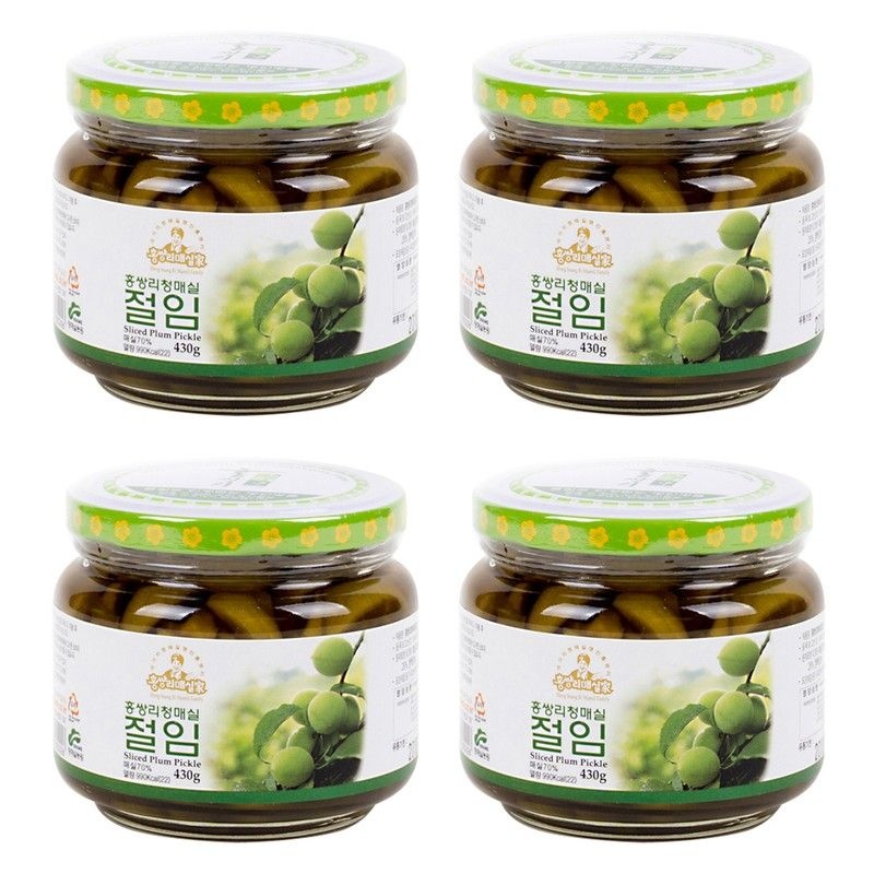 홍쌍리 청매실농원 매실절임 430g x 4개세트