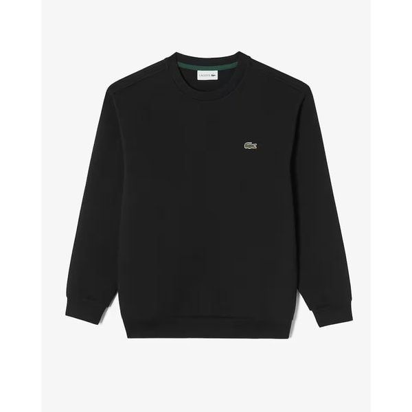 <국내정품> 라코스테 26SS(남성)더블페이스 베이직 크루넥 스웻셔츠 SH981E-56G 031(블랙) SH981E56G031 y470839