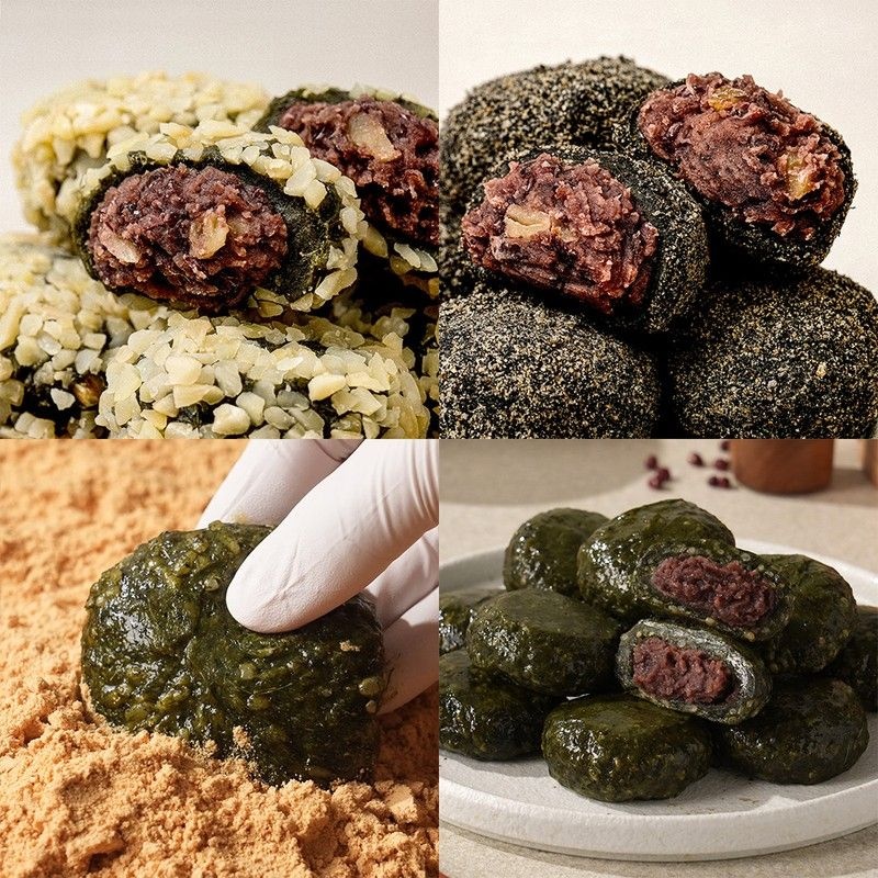 맛있는家 당안심 고단백 아몬드/흑임자 제로당 인절미/찹쌀떡