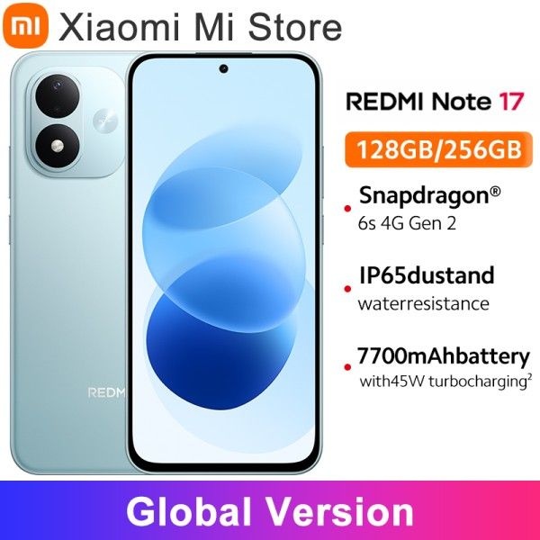샤오미 레드미 노트 17 4G 글로벌 버전 50MP 메인 카메라