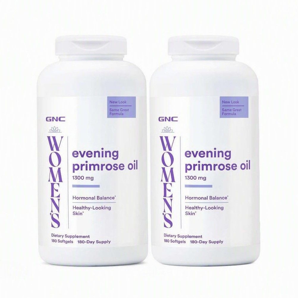 GNC 여성용 달맞이꽃종자유 1300mg 180정 x 2