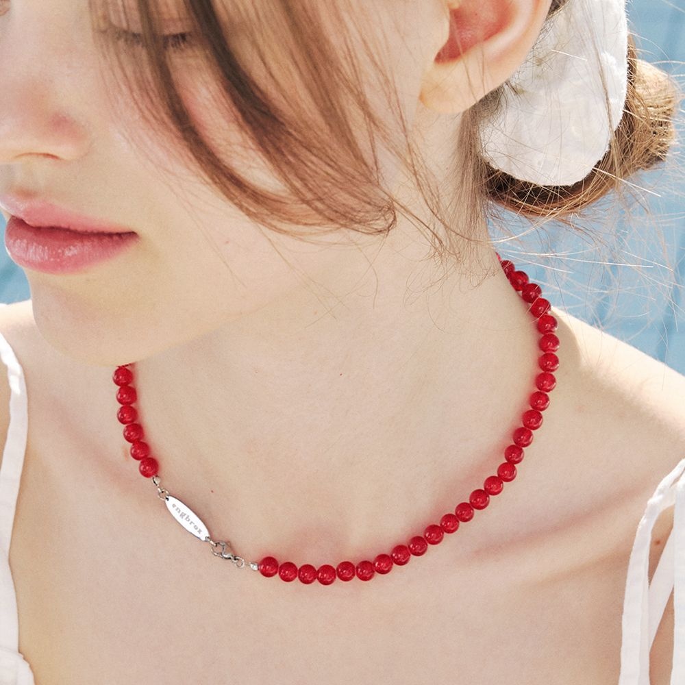앵브록스 [앵브록스][김민주, 남규리 착용] kylie beads necklace