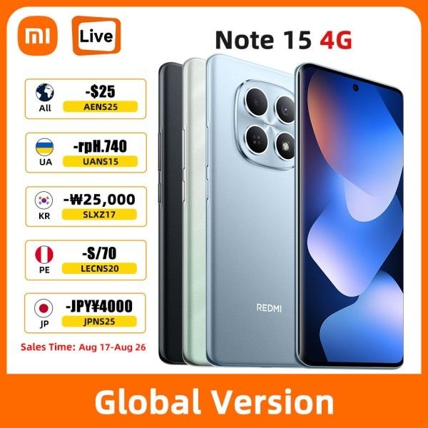 샤오미 REDMI NOTE 15 4G MTK HELIO