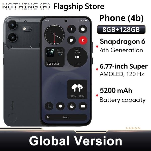 낫띵 폰 (4b) 5G 스마트폰 6.77인치 120Hz AMOLED