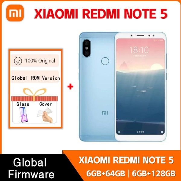 오리지널 샤오미 레드미 노트 5 4G 휴대폰 6GB 128GB 듀얼심