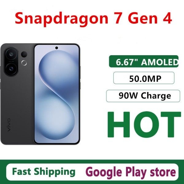 오리지널 비보 S30 모바일 폰 스냅드래곤 7 Gen 4 OTA