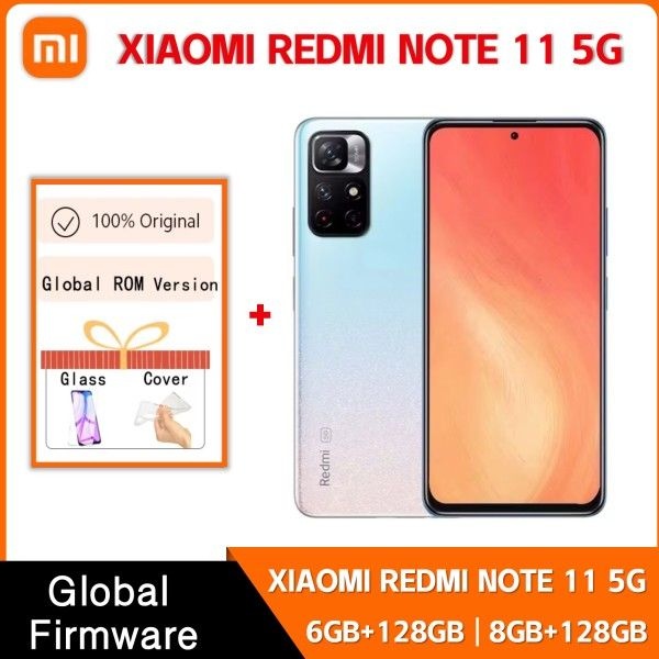 글로벌롬 샤오미 레드미 노트 11 5G 스마트폰 5000mAh 18W