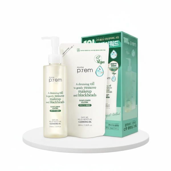 메이크프렘 세이프 미 릴리프 모이스처 클렌징오일 리필기획 (210ml+100ml 리필)