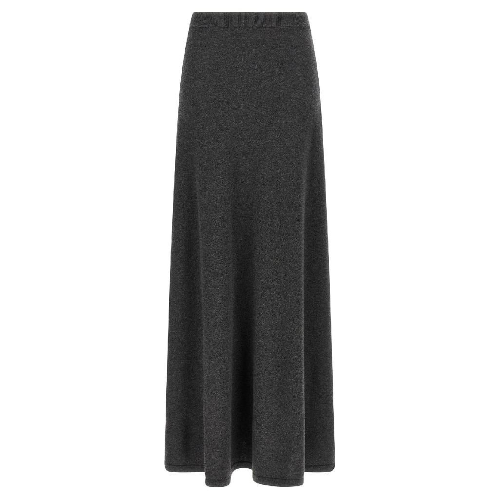[해외] 발렌시아가 Maxi wool skirt Gray 849932T17548519 [관부가세포함]