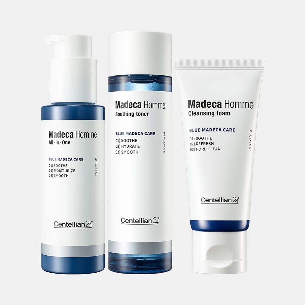동국제약 센텔리안24 마데카 옴므 풀세트 (토너 150ml + 올인원 125ml 클렌징폼 120ml)